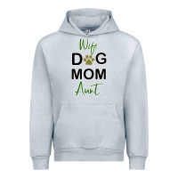 Heather Grey Wife Dog Mom Aunt Urban Hoodie - Bettercallsaul