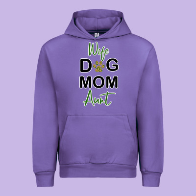 Wife Dog Mom Aunt Urban Hoodie Designed By Bettercallsaul