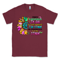 Burgundy they whispered to her you can't withstand the stor Classic Tee - Artiststas