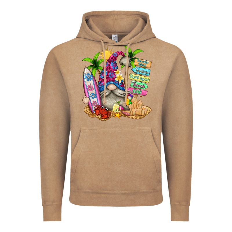 Beach Gnome Vintage Hoodie by texasbilliewilder | Teevron