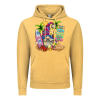 Vintage Mustard beach gnome Vintage Hoodie - texasbilliewilder