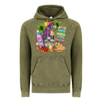 Vintage Olive beach gnome Vintage Hoodie - texasbilliewilder