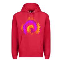 Cardinal tie dye glitter patch Premium Hoodie - AdoDesignShop