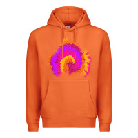 Carrot tie dye glitter patch Premium Hoodie - AdoDesignShop