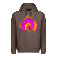 Coffee tie dye glitter patch Premium Hoodie - AdoDesignShop