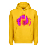 Lemon tie dye glitter patch Premium Hoodie - AdoDesignShop