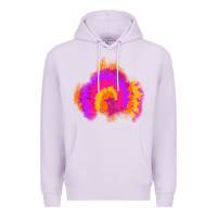 Lilac tie dye glitter patch Premium Hoodie - AdoDesignShop