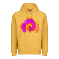 Mustard tie dye glitter patch Premium Hoodie - AdoDesignShop