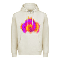 Oatmeal Heather tie dye glitter patch Premium Hoodie - AdoDesignShop