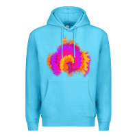 Tie Dye Glitter Patch Premium Hoodie | Teevron