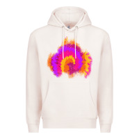 Pale Pink tie dye glitter patch Premium Hoodie - AdoDesignShop