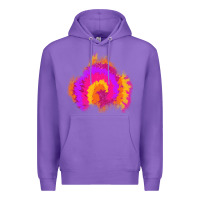 Purple tie dye glitter patch Premium Hoodie - AdoDesignShop