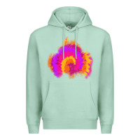 Seafoam tie dye glitter patch Premium Hoodie - AdoDesignShop
