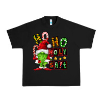 Black ho ho holy shit Urban Heavy Tee - FaDigitalArtStudio