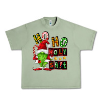 Oil Green ho ho holy shit Urban Heavy Tee - FaDigitalArtStudio