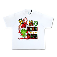White ho ho holy shit Urban Heavy Tee - FaDigitalArtStudio