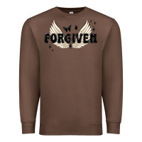 Chestnut forgiven christian angel wings Premium Sweatshirt - MaliasSmallBusiness