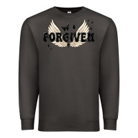 Smoke forgiven christian angel wings Premium Sweatshirt - MaliasSmallBusiness