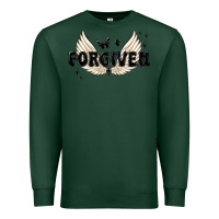 Sports Green forgiven christian angel wings Premium Sweatshirt - MaliasSmallBusiness