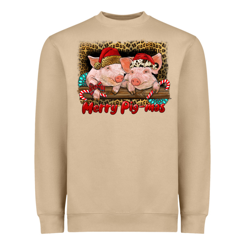 Merry Pig Mas Heavyweight Sweatshirt by RanaPortraitStore | Teevron