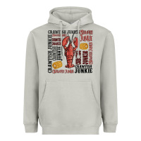 Moon Dust crawfish junkie Heavyweight Hoodie - MaliasSmallBusiness