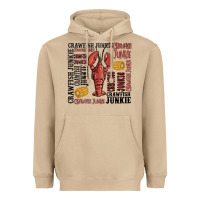 Mushroom crawfish junkie Heavyweight Hoodie - MaliasSmallBusiness