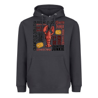 Smoke crawfish junkie Heavyweight Hoodie - MaliasSmallBusiness