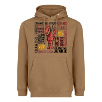 Toasted Coconut crawfish junkie Heavyweight Hoodie - MaliasSmallBusiness