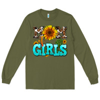 Army Green mom of girls Long Sleeve Tee - AdoDesignShop