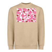 Mushroom distressed strawberry milkshake cowhide Heavyweight Sweatshirt - RanaPortraitStore