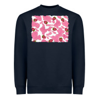 Navy distressed strawberry milkshake cowhide Heavyweight Sweatshirt - RanaPortraitStore