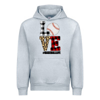 Heather Grey Love, Baseball Urban Hoodie - Bettercallsaul