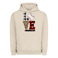 Pigment French Oak Love, Baseball Urban Hoodie - Bettercallsaul