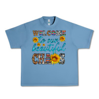 Pebble Blue welcome to our beautiful chaos Urban Heavy Tee - HRA Design Shop