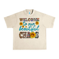 Sandshell welcome to our beautiful chaos Urban Heavy Tee - HRA Design Shop