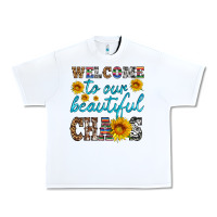 White welcome to our beautiful chaos Urban Heavy Tee - HRA Design Shop
