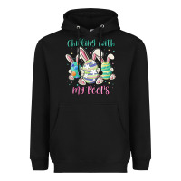 Black chilling with my peeps Heavyweight Hoodie - MaliasSmallBusiness