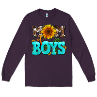 Plum mom of boys Long Sleeve Tee - AdoDesignShop