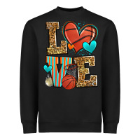 Black love basketball Heavyweight Sweatshirt - Zillion Design Studio