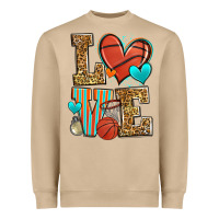 Mushroom love basketball Heavyweight Sweatshirt - Zillion Design Studio