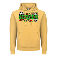 Vintage Mustard sister soccer Vintage Hoodie - Zillion Design Studio