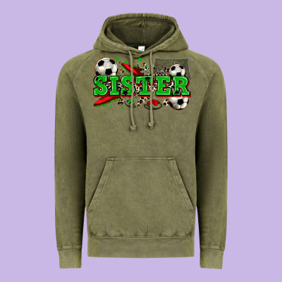 Sister Soccer Vintage Hoodie Designed By Zillion Design Studio