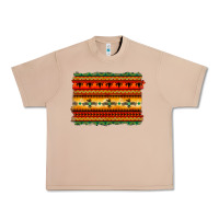 Burro bullskull thunderbird aztec pattern warm colors Urban Heavy Tee - BarkalooDesign