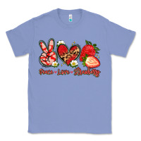 Colony Blue peace love strawberry Classic Tee - Artiststas