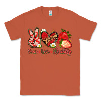Copper peace love strawberry Classic Tee - Artiststas