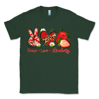 Sports Green peace love strawberry Classic Tee - Artiststas