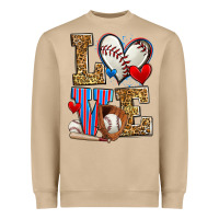 Mushroom love baseball Heavyweight Sweatshirt - Zillion Design Studio