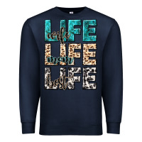 Navy wife life wife mom life best Premium Sweatshirt - NancyCooperArtShop