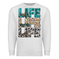 Oatmeal Heather wife life wife mom life best Premium Sweatshirt - NancyCooperArtShop