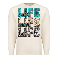 Wife Life Wife Mom Life Best Premium Sweatshirt | Teevron